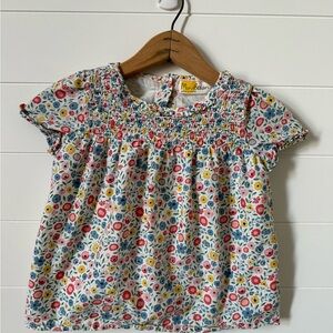 Mini Boden Kids Floral Top - Multicolor Delight